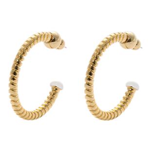 CISSY SHI光之影系列细蛇纹冷珐琅耳环原创小众设计金银色耳环女