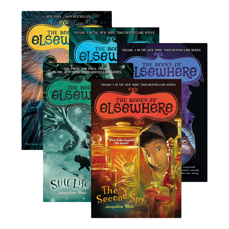 英文原版 The Books of Elsewhere 别处之书1-5册 阴影 第二个卧底 静物 被咒语所镇住的 陌生人 英文版 进口英语原版书籍