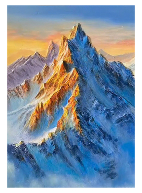 纯手绘立体厚肌理入户玄关壁画