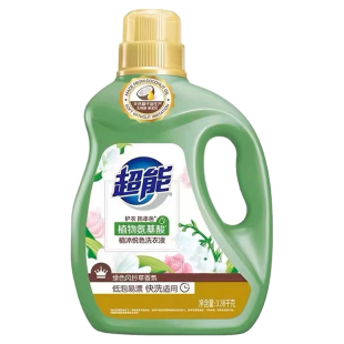超能植沐悦色洗衣液3.38kg护衣护色整箱批低泡持久留香家用包邮