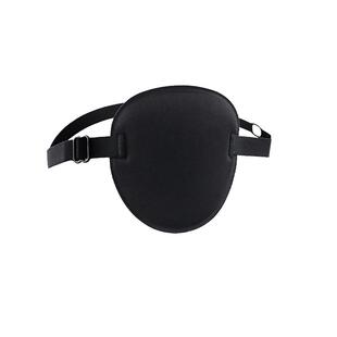 单眼眼罩3D黑色眼罩成人儿童通用斜视弱视遮光护眼训练遮盖独眼罩