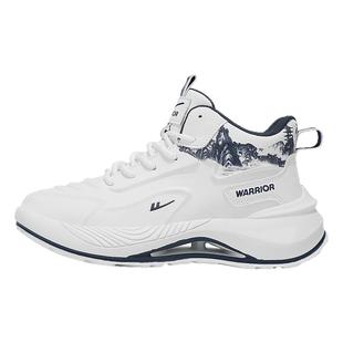 回力高帮男鞋冬季加绒棉鞋休闲皮面运动鞋男款跑步增高小白老爹鞋