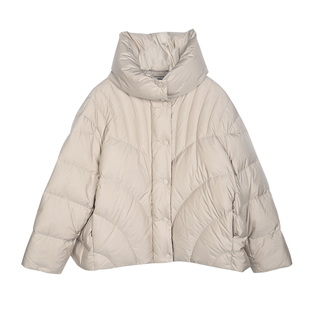 【秋冬精选】ZOLLE因为纯色百搭短裤收腰设计感羽绒服秋冬新品