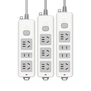 拳王插座插排长线带线桌面插排家用插座转换器带开关单插排宿舍用