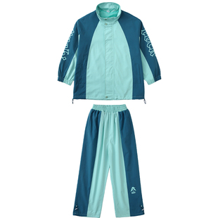 定制银子儿童夹克外套运动服裤子套装秋季风衣bboy小学生班服队服