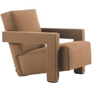 乌德勒支扶手椅现代简约设计师创意单人沙发椅客厅中古风样板间