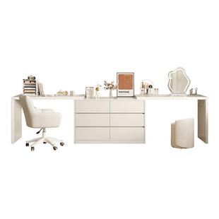 梳妆台斗柜一体简约现代书桌化妆台床尾柜电脑桌化妆桌子卧室女生