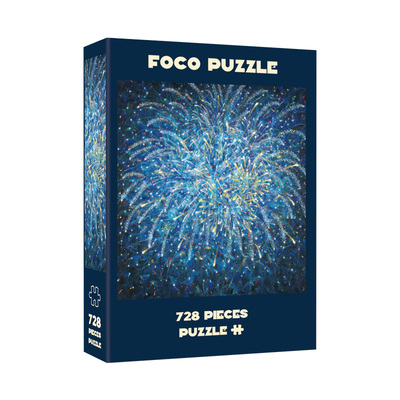 Foco成人版拼图高难度蓝调烟花