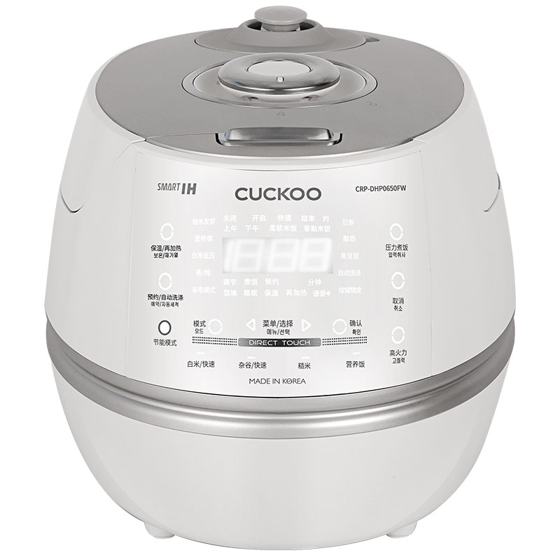 CUCKOO福庫(kù)電飯煲韓國(guó)原裝進(jìn)口ih家用電飯鍋DHP0650FW小白貝3L升