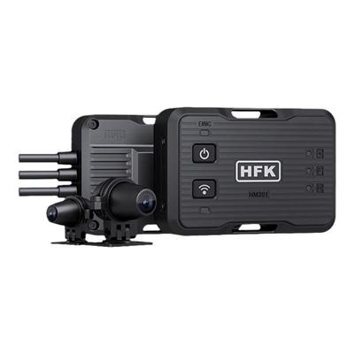 HFK摩托车行车记录仪夜视高清防抖防水摩旅机车摄像智能循环HM201