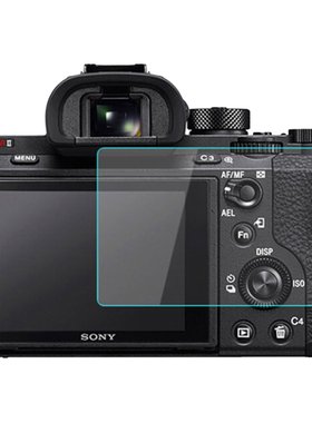 JJC适用于索尼A7R6钢化膜a7m4 A7M5贴膜A7R5/4/3/2 A7C FX30 A7S3/S2/M3 A1 ZVE10 ZV1 FX3 A9II屏幕保护贴膜