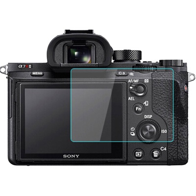 JJC适用索尼相机钢化膜a7m4 A7M5微单贴膜A7R5/4/3/2 A7C FX30 A7S3/S2/M3 A1 ZVE10 ZV1 FX3 A9II屏幕保护膜