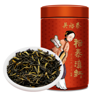 吴裕泰茶叶中华老字号滇红云南红茶叶罐装量贩180g