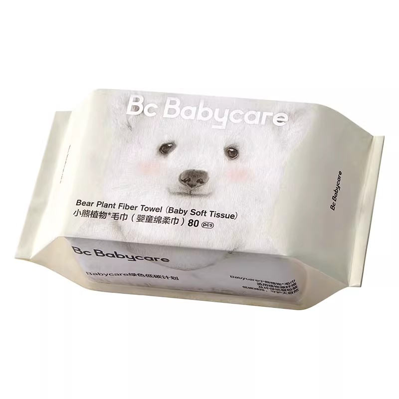 干湿两用80抽洗脸巾babycare