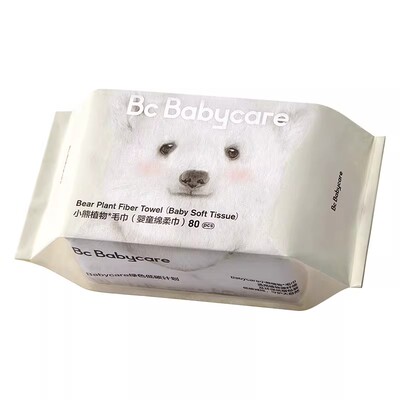干湿两用80抽洗脸巾babycare