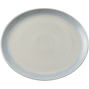 英国订单 孤品】RD蓝色故事盘子家用菜盘【高级感餐具】陶瓷碟子