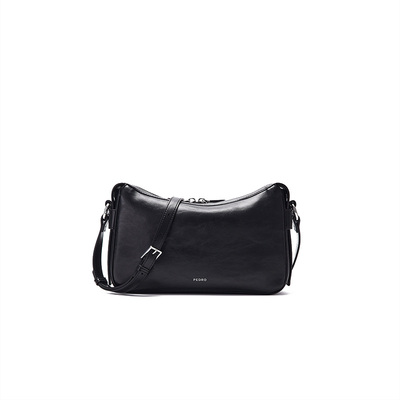 PEDRO腋下包25秋季小号机车包拉链斜挎包纯色单肩包PW2-75060131