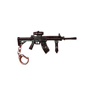 12cm QBZ191标准突击步枪模型合金摆件20式枪族包挂摆饰玩具收藏