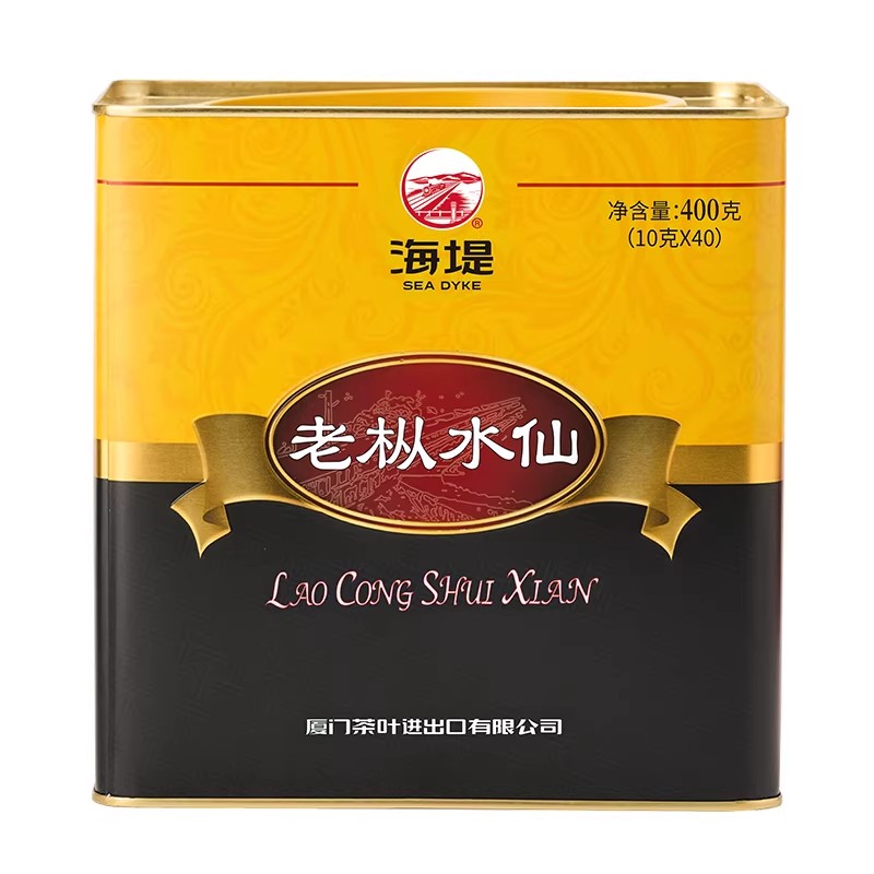 海堤老枞水仙 AT110 大岩水仙 浓香型 口粮茶400克小泡罐装乌龙茶
