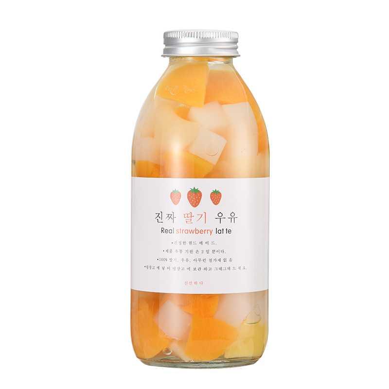 杨枝食品级玻璃网红牛乳甘露瓶子