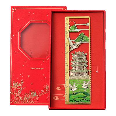 四大名楼黄鹤楼滕王阁尺子书签