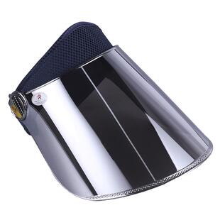 遮阳帽女士防晒遮脸面罩户外骑电动车男夏季防紫外线空顶太阳帽子