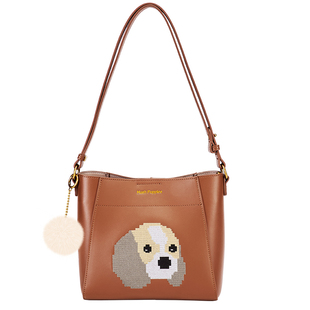 暇步士女包2026新款水桶包可爱小众单肩包时尚潮流上班通勤斜挎包