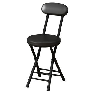 折叠椅子家用餐椅简易椅休闲靠背椅宿舍凳子阳台靠椅便携成人圆凳