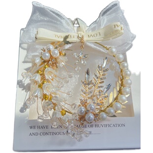 铃兰花汽车挂件水晶水钻吊坠车载饰品一鹿平安后视镜挂饰汽车用品