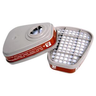 3M防护面具滤毒盒6001CN/6003CN/6004CN/6005CN/6006CN滤盒