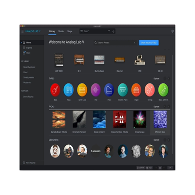 Arturia Analog Lab Pro 合成器插件 创作 制作 表演 乐器Win/Mac