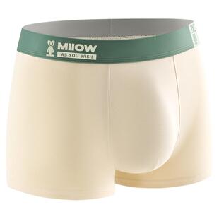 猫人青少年内裤男生纯棉中大童四角短裤发育期初高中生学生平角裤