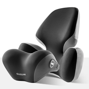 乔氏汽车腰靠护腰靠垫座椅腰托护颈枕车用腰枕腰垫靠背垫靠枕头枕