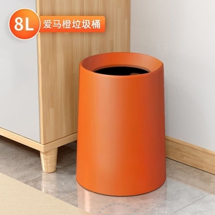 销垃圾桶双层家用简约客厅卧室厨房卫生间办公室创意厕所圆形高厂