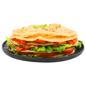 原味手抓饼100片早餐台湾风味大饼 摆摊商用装煎饼皮江浙沪皖包邮