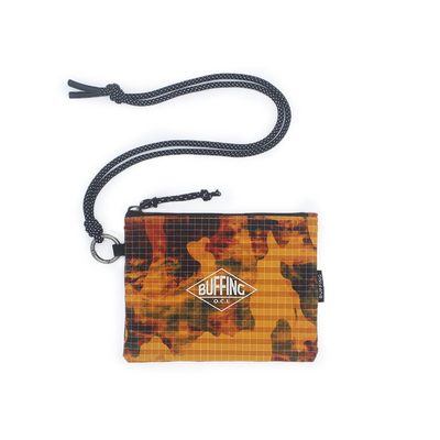 BUFFING「护照卡包」印花黄色包