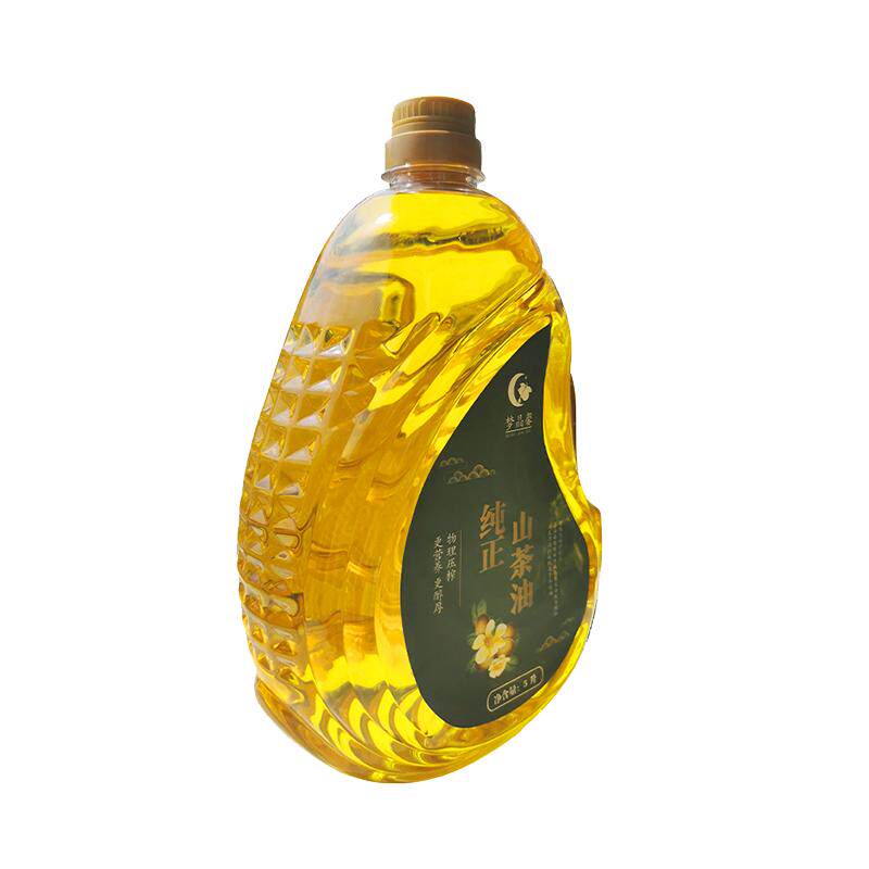 梦晶馨纯山茶油低温压榨5L食用油