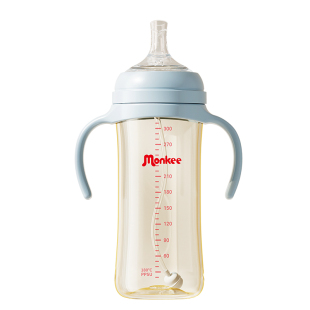 梦呵婴儿PPSU奶瓶防摔适配贝亲奶瓶奶嘴替换瓶身配件大容量330ml