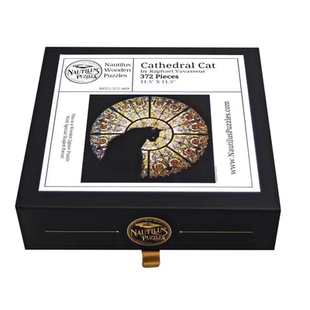 【带防伪码】香港发货Cathedral Cat教堂猫拼图异形木质拼图玩具