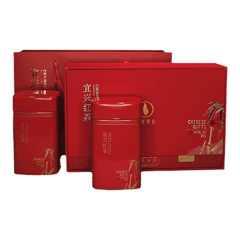 茶叶宜兴红茶礼盒一级春茶精美礼盒小叶种茶2026新茶250g特价包邮