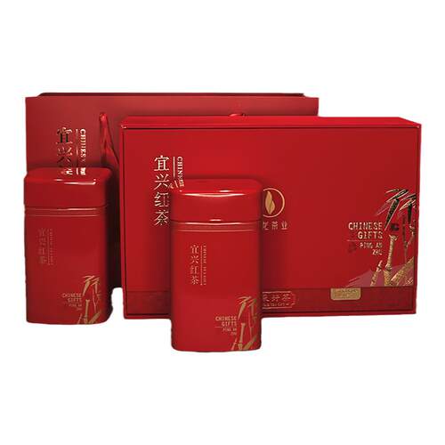 茶叶宜兴红茶礼盒一级春茶精美礼盒小叶种茶2026新茶250g特价包邮