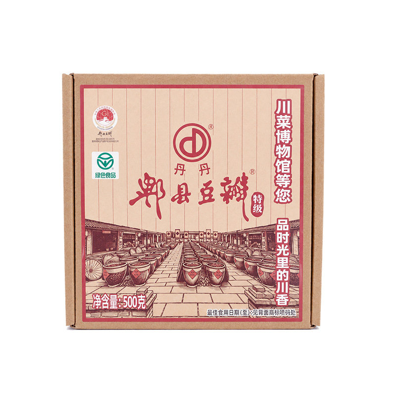 郫县豆瓣酱四川正宗丹丹特级郫县豆瓣旗舰店家用调料川菜炒菜专用