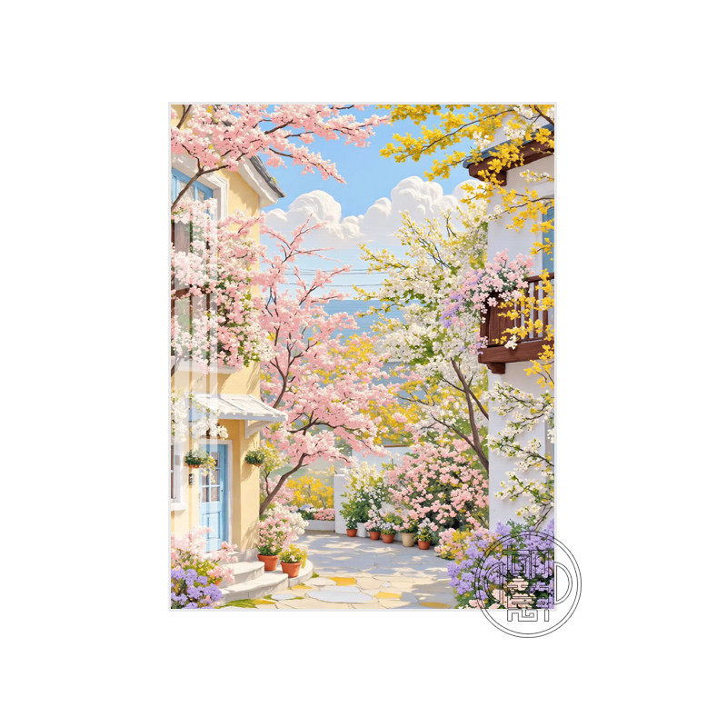手工diy钻石画2026新款治愈系风景高颜值点钻画客厅方钻钻石贴画