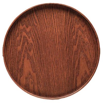 ins风圆形木质托盘水曲柳茶盘