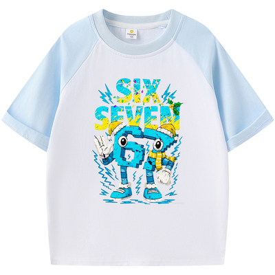 窃取脑腐67儿童衣服 steal a brainrot童装 67 shirt儿童短袖t恤