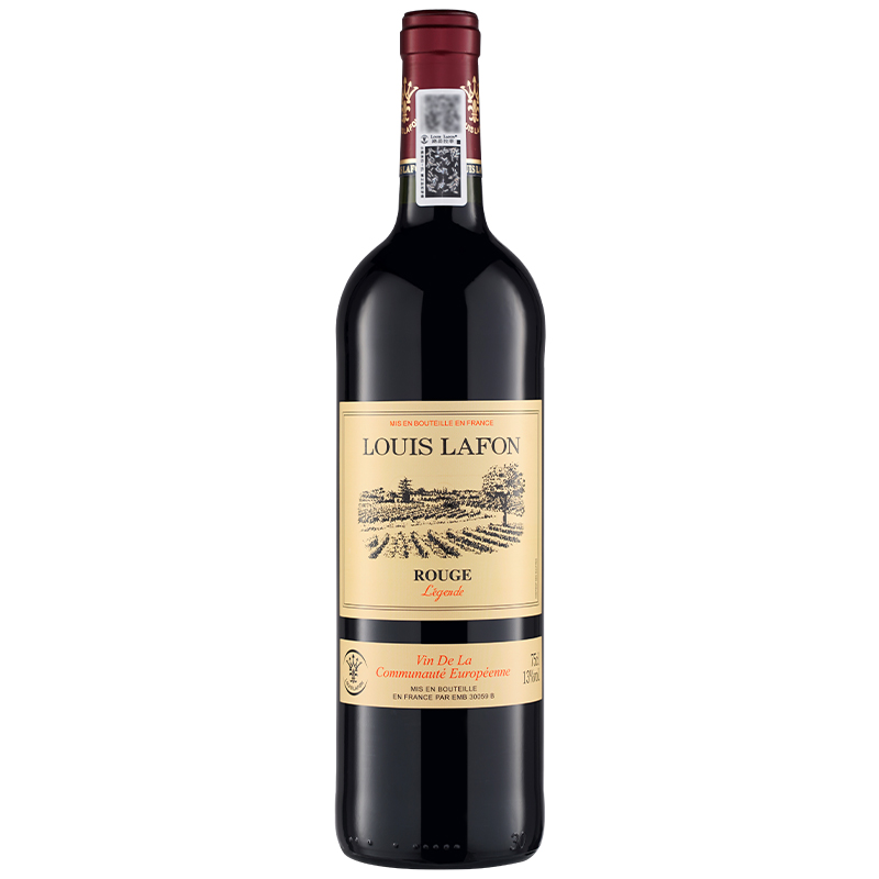 路易拉菲LOUISLAFON法国原瓶进口红酒2支礼盒装赤霞珠干红葡萄酒