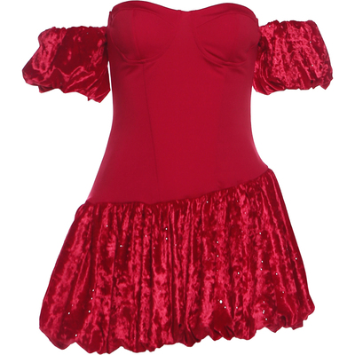 WEIRDPUSS圣诞party氛围连衣裙