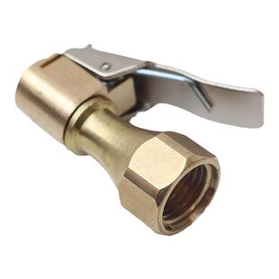 铜制 轮胎充气夹头 汽车气压表打气嘴 胎压表夹气嘴 充气管夹气嘴