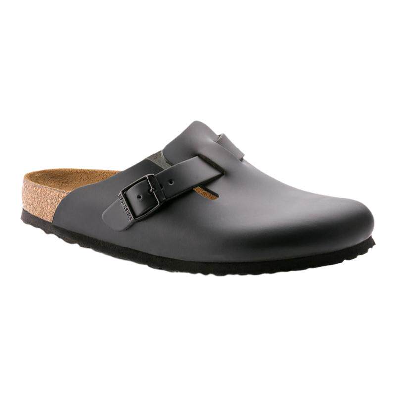 BIRKENSTOCK勃肯牛皮革包头拖鞋