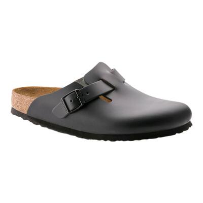 BIRKENSTOCK勃肯牛皮革包头拖鞋